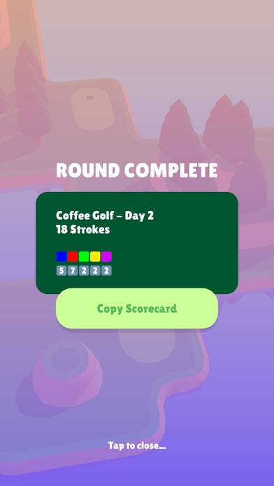 Coffee Golf App skärmdump #2