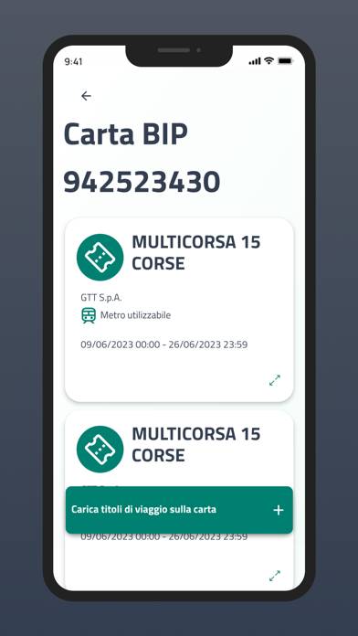 Bip Piemonte immagine dello schermo