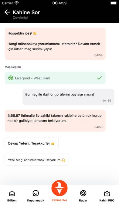 Kahin App screenshot