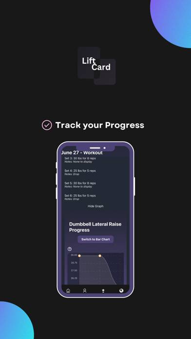 Lift Card App screenshot