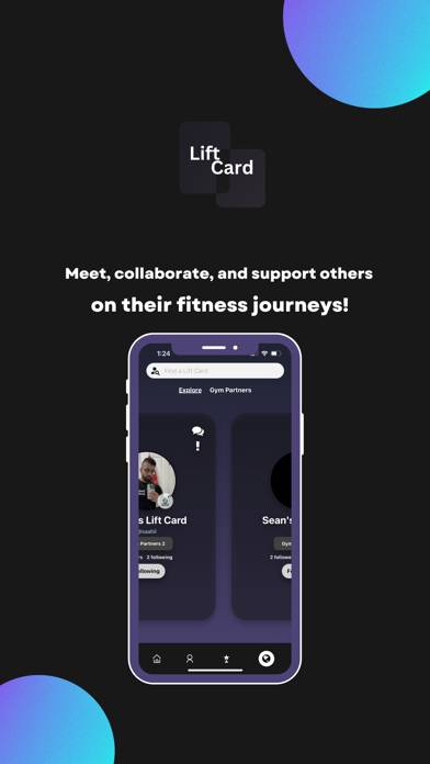 Lift Card App screenshot