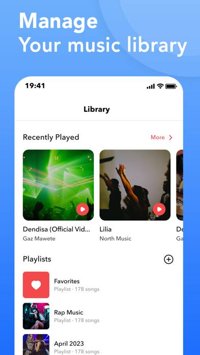 Music Player : Unlimited Songs Captura de pantalla de la aplicación #3