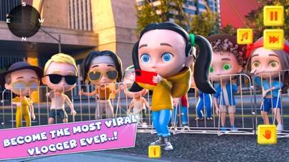 Simulador vida niña vlogger captura de pantalla del juego