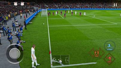 Fotbollsmatch 2023 Fotbollscup skärmdump av spelet