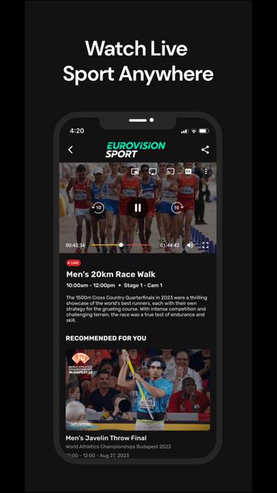 Eurovision Sport Captura de pantalla de la aplicación #3