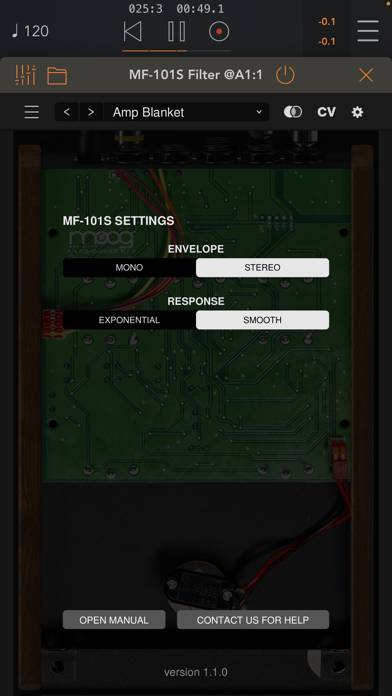 MF-101S Lowpass Filter App screenshot #3