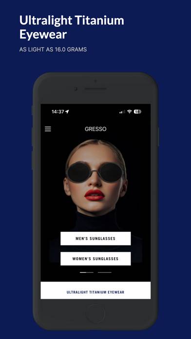GRESSO | Titanium Eyewear Скриншот