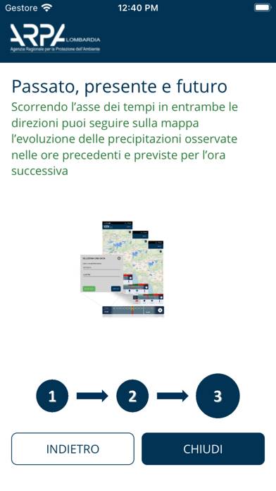 RadarLOM Schermata dell'app