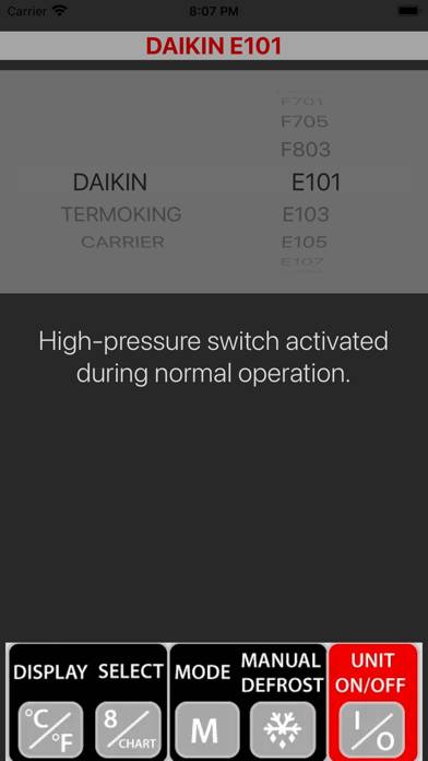 Reefer Alarm App screenshot