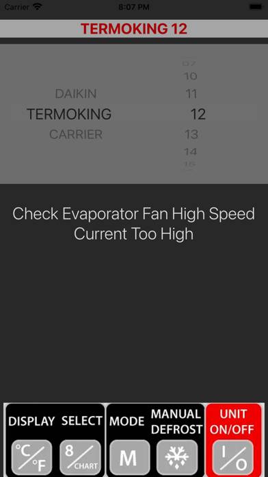 Reefer Alarm App screenshot