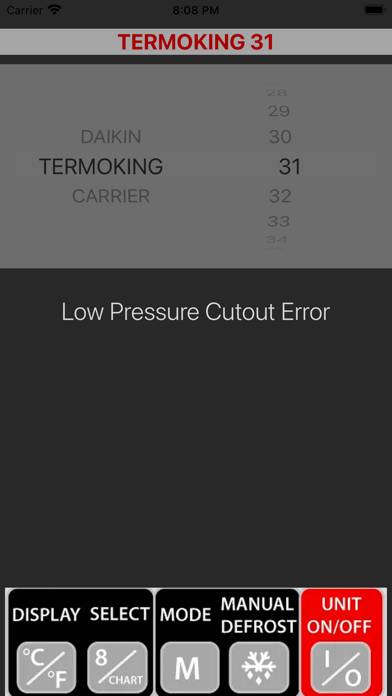 Reefer Alarm App screenshot