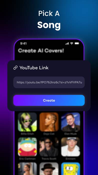 AI Cover & Songs: Music AI Capture d'écran de l'application #2