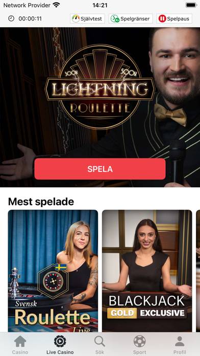 Paf Casino & Sports Bet skärmdump av spelet