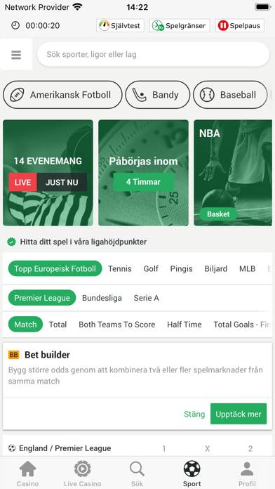 Paf Casino & Sports Bet App skärmdump #4