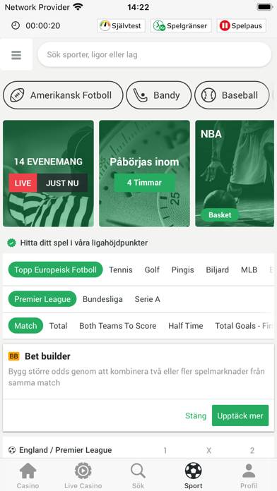 Paf Casino & Sports Bet skärmdump av spelet
