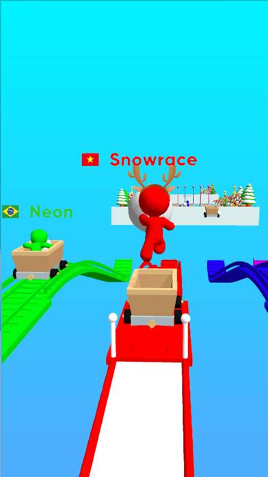 Snow Race 3D™: Fun Xmas Racing Bildschirmfoto