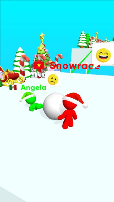 Snow Race 3D™: Fun Xmas Racing game screenshot