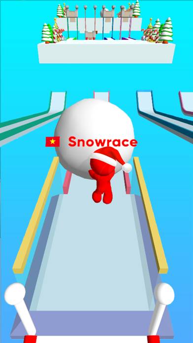 Snow Race 3D™: Fun Xmas Racing game screenshot