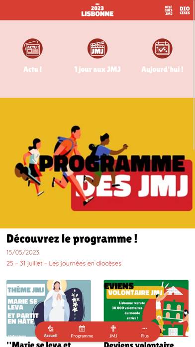 Français aux JMJ 2023 App screenshot #1