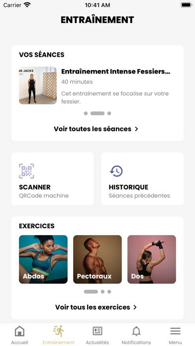 Unique Fitness Clubs App screenshot #3