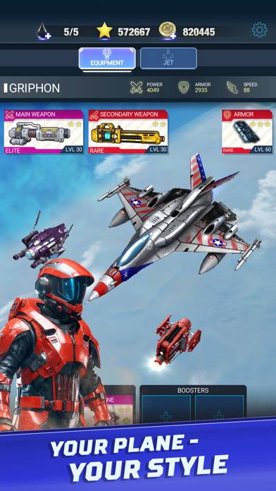 Red Hunt: Airplane Sky Fighter schermata del gioco