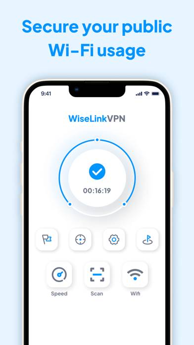 WiseLink VPN Captura de pantalla de la aplicación #3