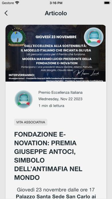 Premio Eccellenza Italiana screenshot