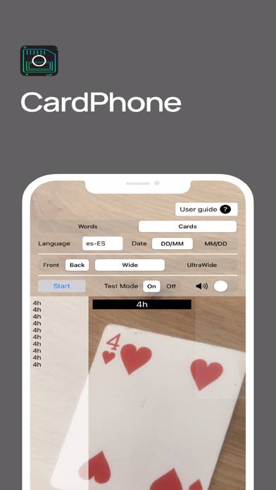 CardPhone App screenshot #1