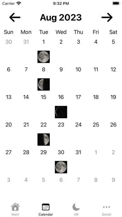 Moon Shape Pro App screenshot