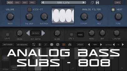 King of Bass: Analog plus Sub 808 Schermata dell'app #1