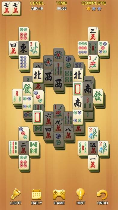 Mahjong game screenshot