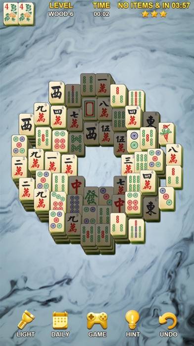 Mahjong game screenshot