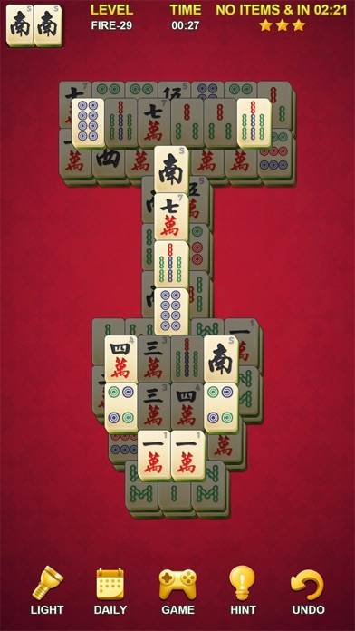 Mahjong game screenshot