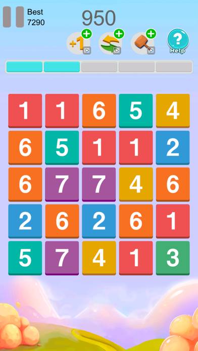 Number Puzzle Match Game Capture d'écran de l'application #6