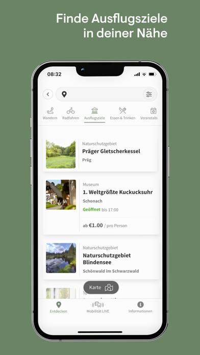 Hochschwarzwald-App App-Screenshot