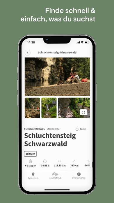 Hochschwarzwald-App App-Screenshot
