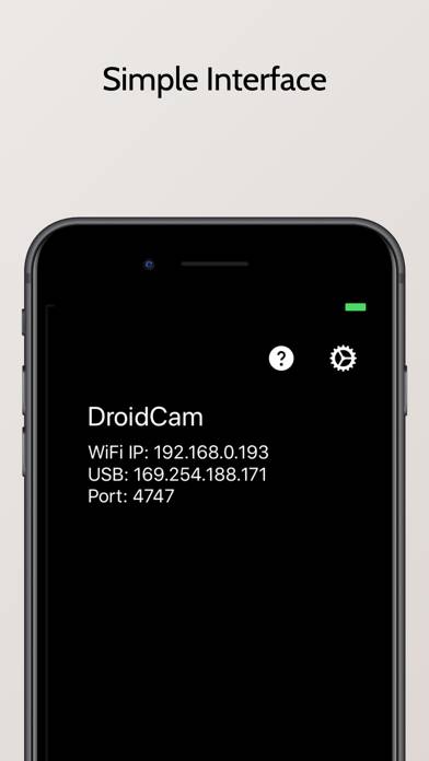 DroidCam (Business Edition) Capture d'écran de l'application #2