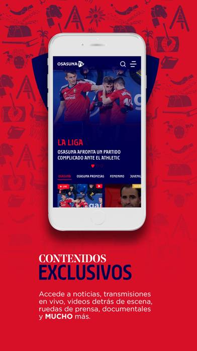 Osasuna Official App Captura de pantalla de la aplicación
