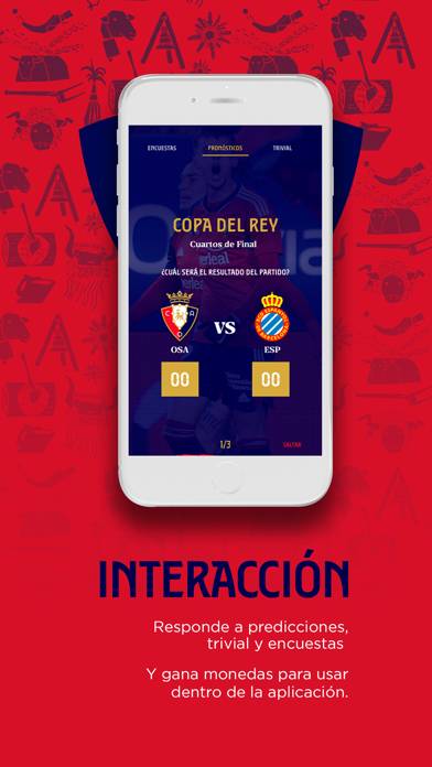 Osasuna Official App Captura de pantalla de la aplicación