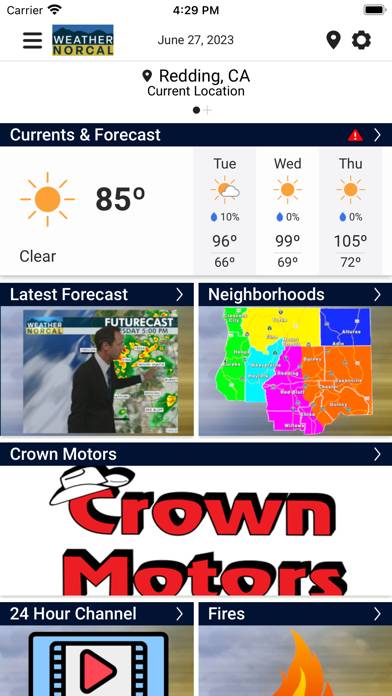 Weather NorCal screenshot