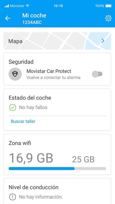 Movistar Mobility Captura de pantalla de la aplicación