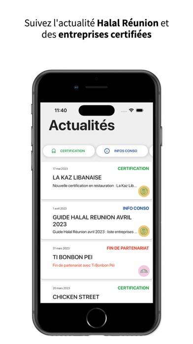 Halal Réunion App screenshot #2