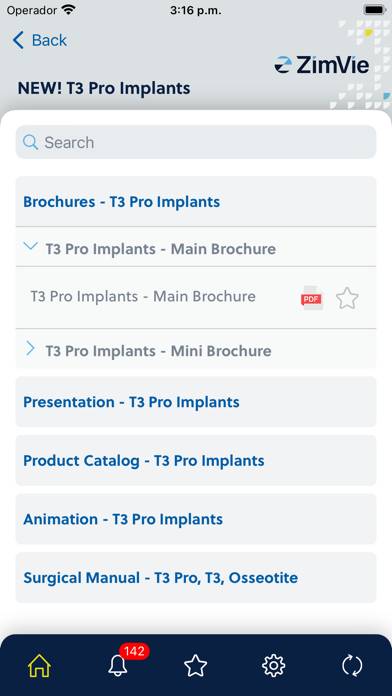 Product Information ZimVie App screenshot #4