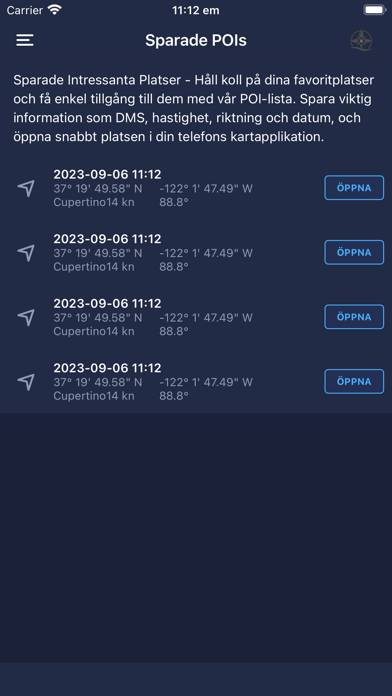 Marine Compass Pro App skärmdump