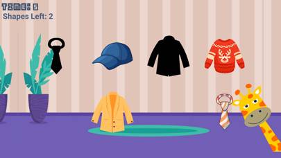 Learning game names of clothes App screenshot #3