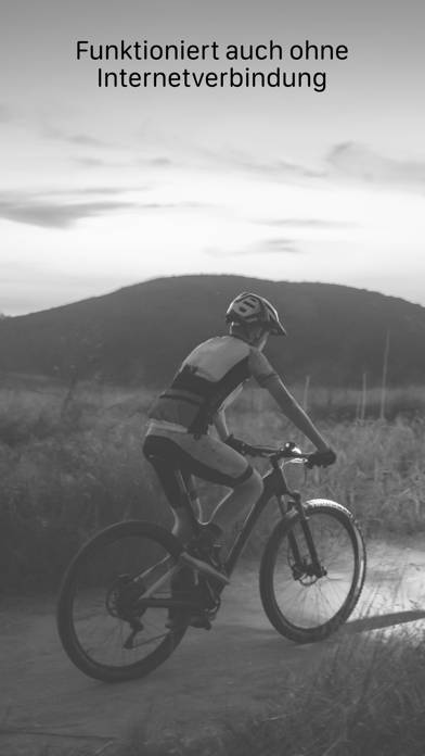 OffGrid Fahrradnavigation App-Screenshot