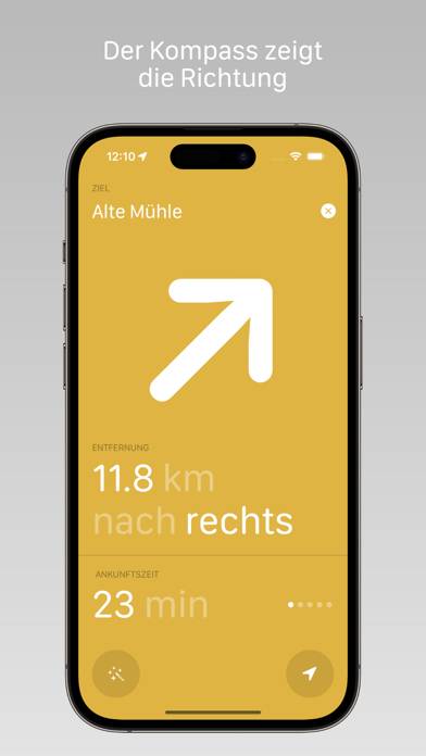 OffGrid Fahrradnavigation App-Screenshot