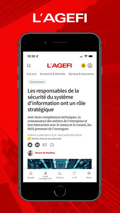 L'Agefi capture d'écran #3