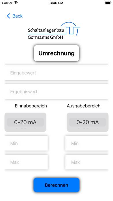 GormannsElektrotechnikRechner App screenshot #2