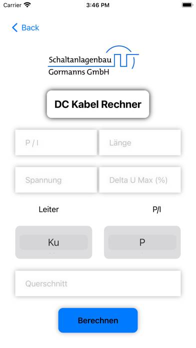 GormannsElektrotechnikRechner App screenshot #5